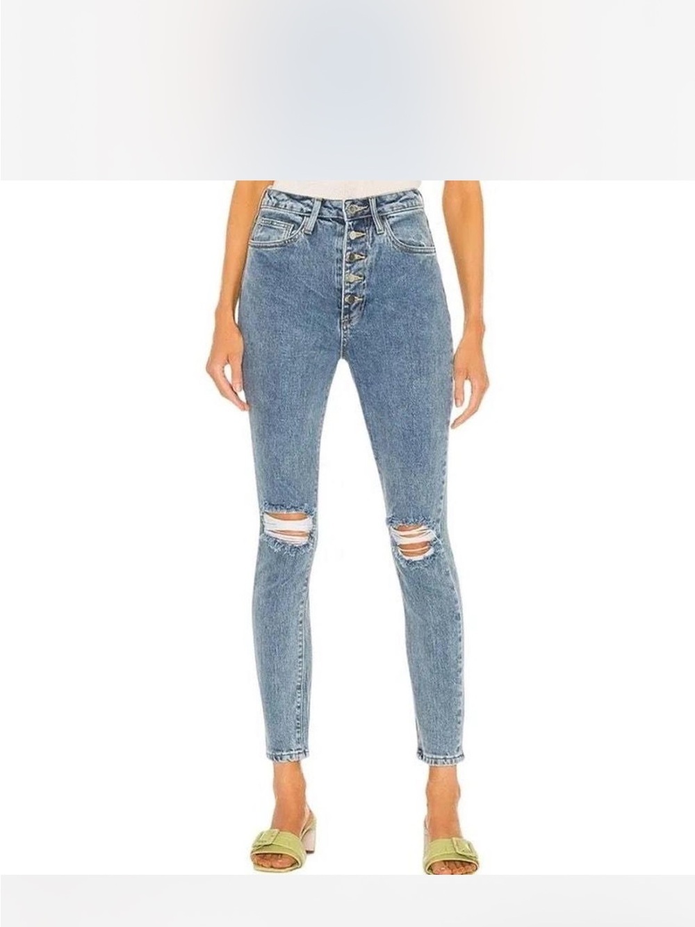 WeWoreWhat The Danielle high rise vintage straight